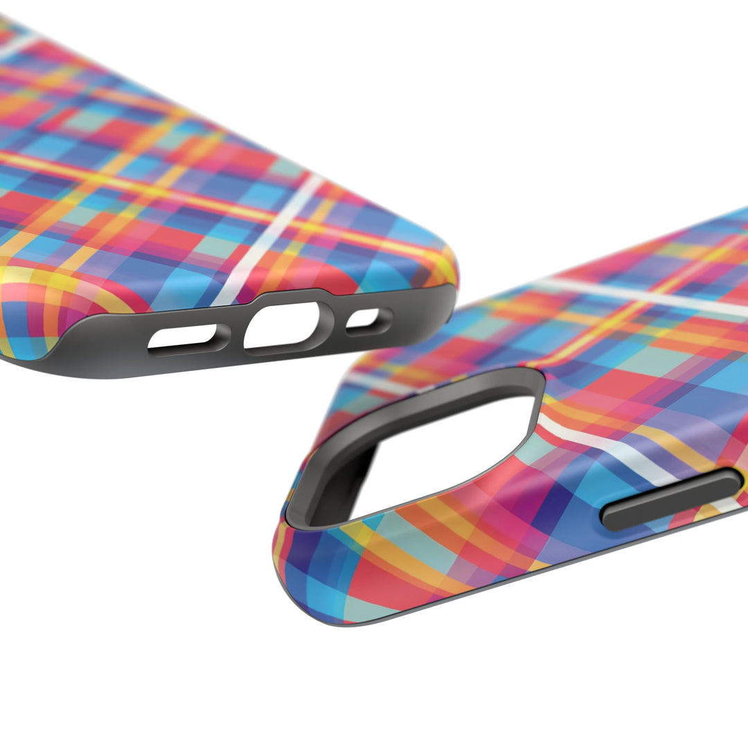 Checkered Plaid Magsafe Gift for Her Cute Phone Case for Iphone, | iPhone 16 | iPhone 15 Pro Max, Iphone 14 Pro Max, 13 12 11 10 9 8 7 - Studio40ParkLane