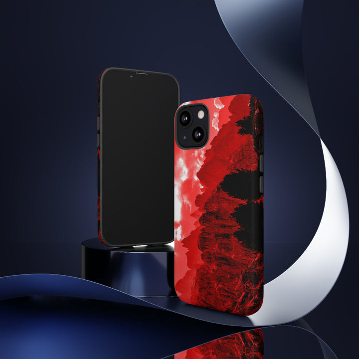 Cute IPhone Case | iPhone 15 Case | iPhone 15 Pro Max Case, Iphone 14 Case, Iphone 14 Pro Max Case IPhone Case for Art Lovers - Red Mountains - Studio40ParkLane