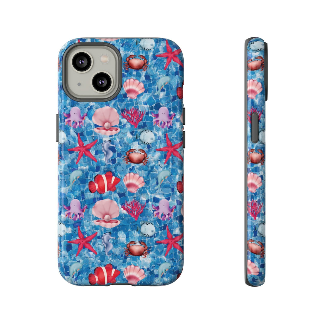 Cute IPhone Case | Under The Sea, iPhone 15 Case | iPhone 15 Pro Case, Iphone 14 Case, Iphone 14 Pro Max Case, Protective Iphone Case - Studio40ParkLane