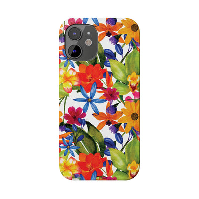 Slim Spring Flowers Gift for Her Cute Phone Cases for Iphone 16 Pro Max | iPhone 15 Case | iPhone 15 Pro Max Case, Iphone 14, 13, 12, 11, 10, 8, 7 - Studio40ParkLane