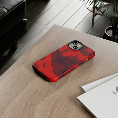 Cute IPhone Case | iPhone 15 Case | iPhone 15 Pro Max Case, Iphone 14 Case, Iphone 14 Pro Max Case IPhone Case for Art Lovers - Red Camo