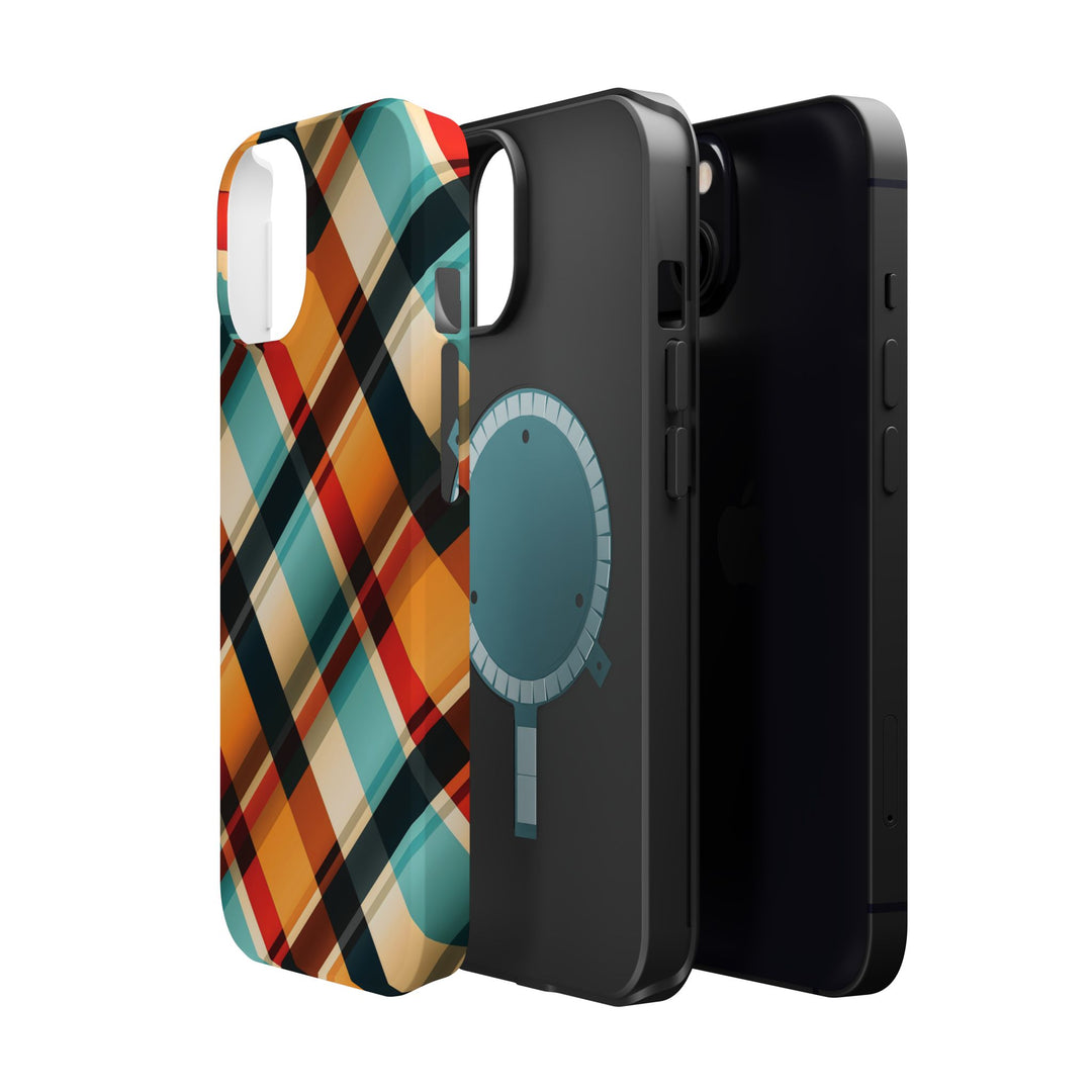 Checkered Plaid Magsafe Gift for Her Cute Phone Case for Iphone, | iPhone 16 | iPhone 15 Pro Max, Iphone 14 Pro Max, 13 12 11 10 9 8 7 - Studio40ParkLane