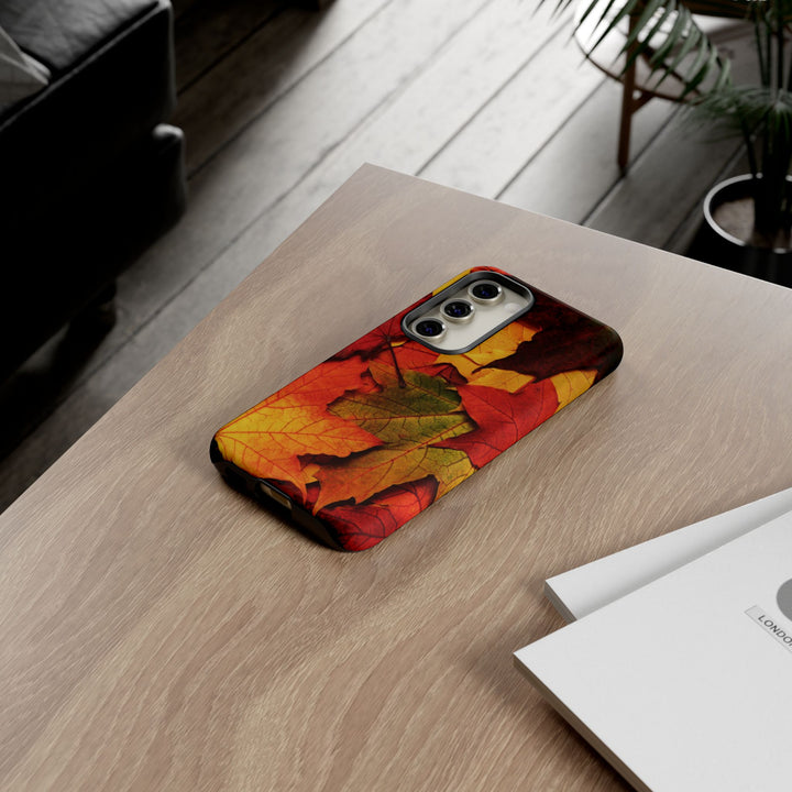 Autumn Fall Leaves Gift Cute Phone Case for, Samsung Galaxy S24, S23, S22, S21, IPhone 16 Case | Iphone 15, Iphone 14, IPhone 13 Case Mom Dad Gift - Studio40ParkLane