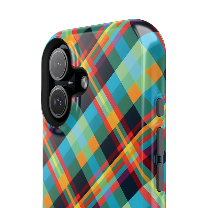 Checkered Plaid Magsafe Gift for Her Cute Phone Case for Iphone, | iPhone 16 | iPhone 15 Pro Max, Iphone 14 Pro Max, 13 12 11 10 9 8 7 - Studio40ParkLane