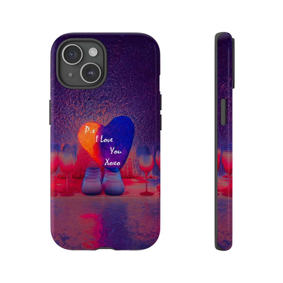 Cute Samsung Case | Cool Iphone Case | PS I love You - Heart, Samsung S24, S23, S22, S21, IPhone 15 Case | Iphone 14 Case, Iphone 13 Case - Studio40ParkLane