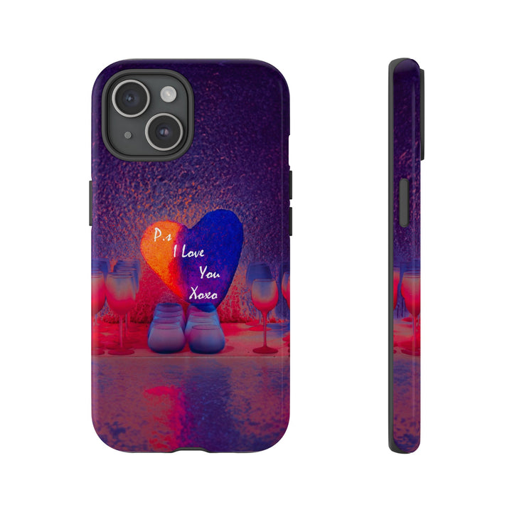 Cute Samsung Case | Cool Iphone Case | PS I love You - Heart, Samsung S24, S23, S22, S21, IPhone 15 Case | Iphone 14 Case, Iphone 13 Case - Studio40ParkLane