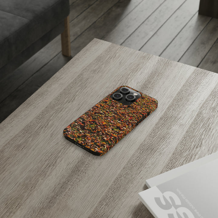 Slim Cute Phone Cases for Iphone - | iPhone 15 Case | iPhone 15 Pro Max Case, Iphone 14 Case, Iphone 14 Pro Max, Iphone 13, New England Fall Leaves - Studio40ParkLane