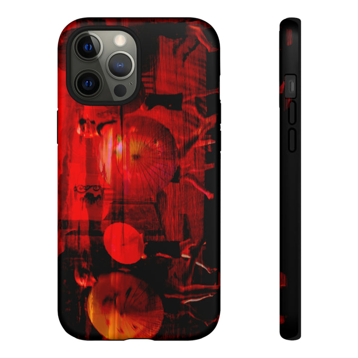 Cute IPhone Case | iPhone 15 Case | iPhone 15 Pro Max Case, Iphone 14 Case, Iphone 14 Pro Max Case IPhone Case for Art Lovers, Sunset Dance Red - Studio40ParkLane