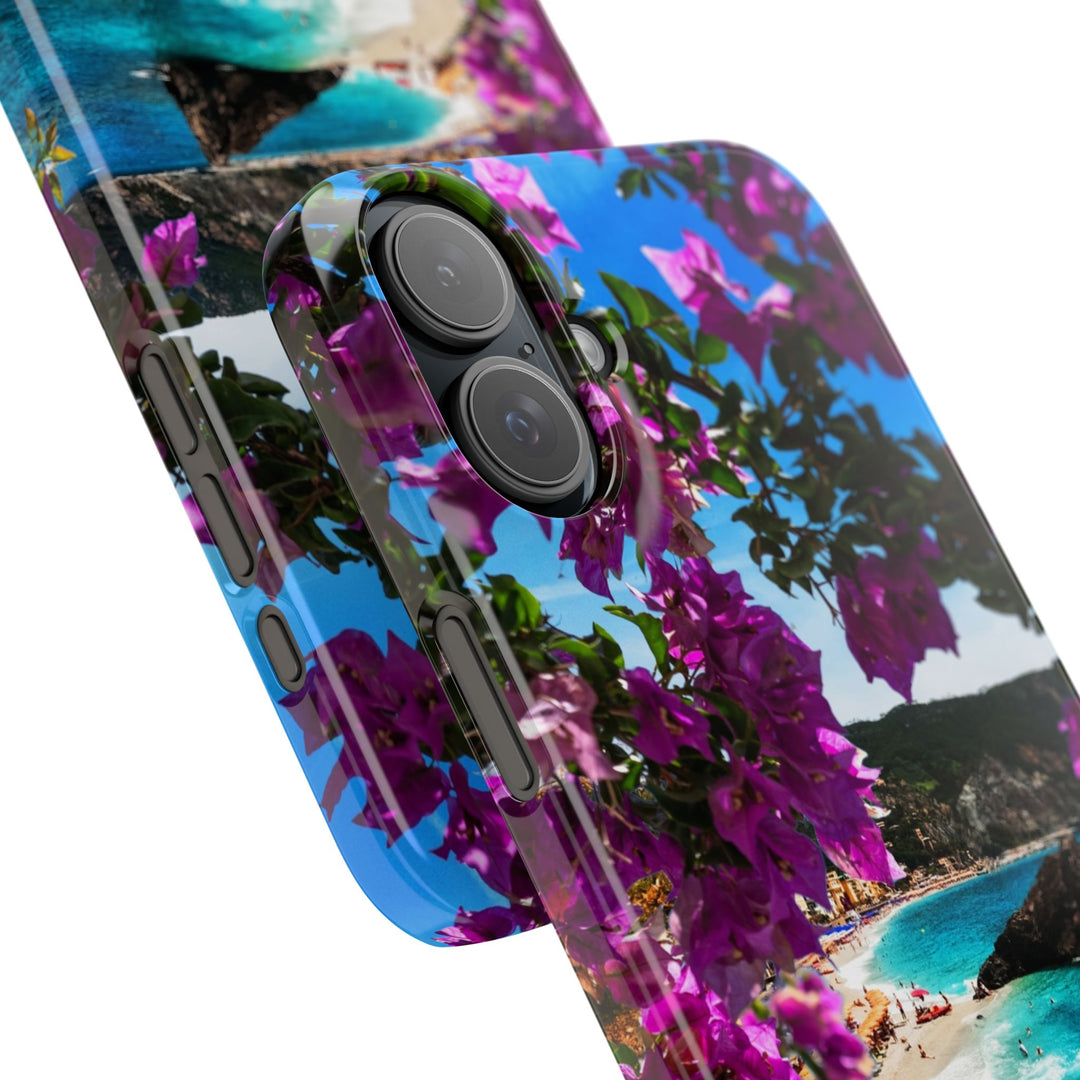 Slim Bougainvillea Sea View Cute Phone Cases for Iphone | iPhone 15 Case | iPhone 15 Pro Max Case, Iphone 14, Iphone 14 Pro Max, Iphone 13 - Studio40ParkLane