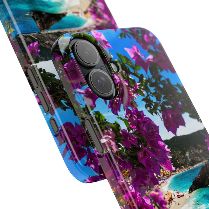 Slim Bougainvillea Sea View Cute Phone Cases for Iphone | iPhone 15 Case | iPhone 15 Pro Max Case, Iphone 14, Iphone 14 Pro Max, Iphone 13 - Studio40ParkLane