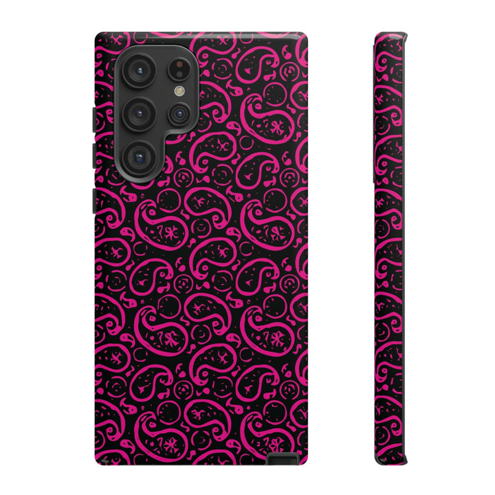 Samsung Galaxy Phone Case | Galaxy S23, S22, S21, S20 | Luxury Case Double Layered | Impact Resistant | Fashionable - Paisley 3 - Studio40ParkLane