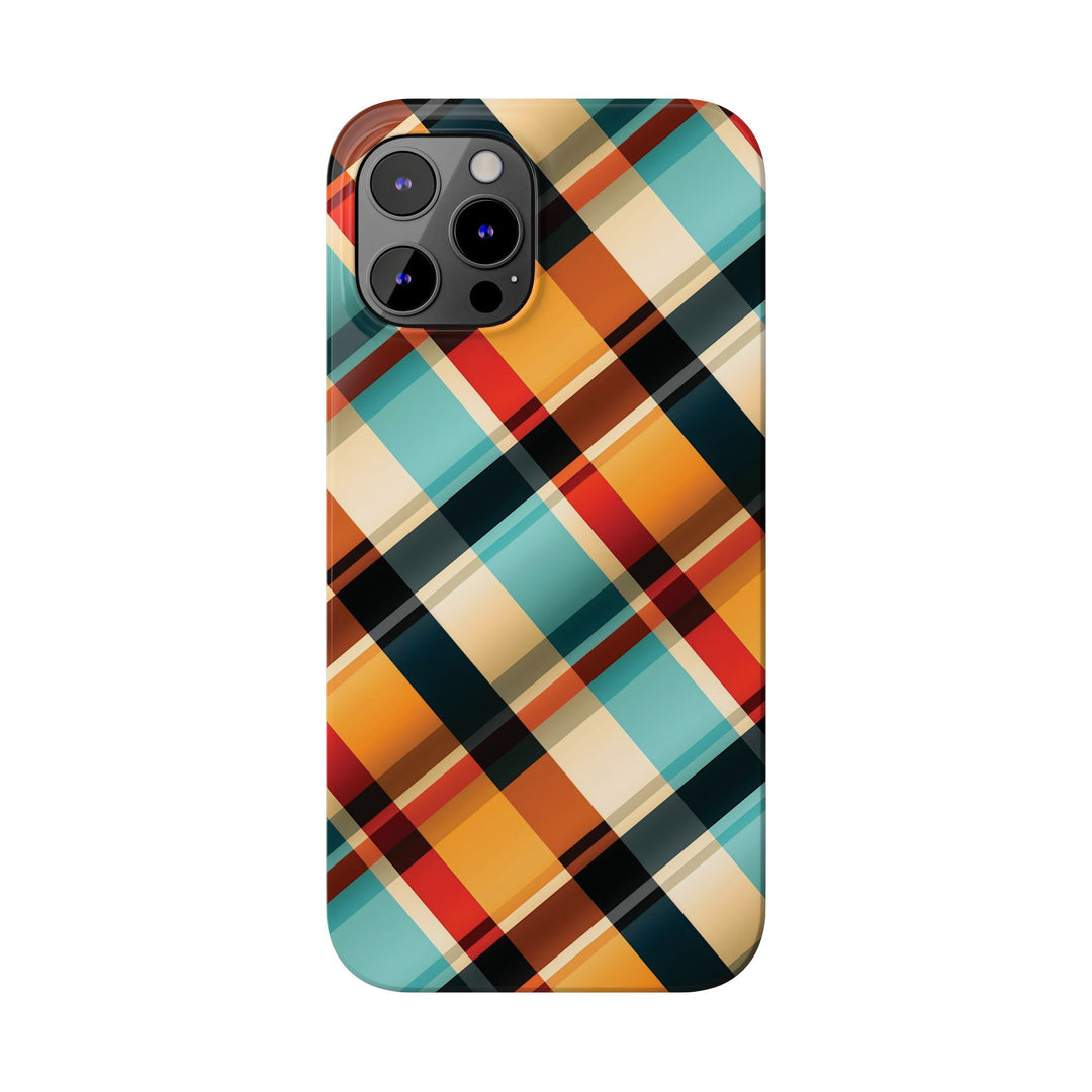 Slim Checkered Plaid Gift for Her Cute Phone Cases for Iphone 16 Pro Max | iPhone 15 Case | iPhone 15 Pro Max Case, Iphone 14, 13, 12, 11, 10, 8, 7 - Studio40ParkLane