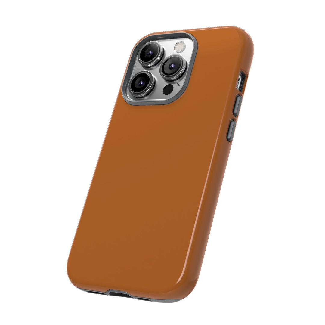 Premium Tough Rusty Brown Orange Gift for Her Cute Phone Cases for Samsung S25 S24, S23, S22, S21, Iphone, 16, 15, 14, 13 Pro Max Ultra - Studio40ParkLane