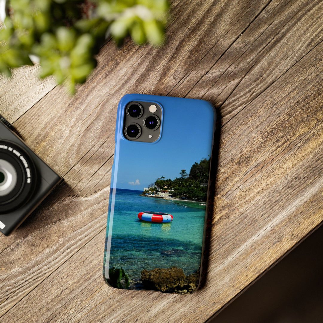 Slim Cute Phone Cases for Iphone - | iPhone 15 Case | iPhone 15 Pro Max Case, Iphone 14 Case, Iphone 14 Pro Max, Iphone 13, Summer Jamaica Beach - Studio40ParkLane