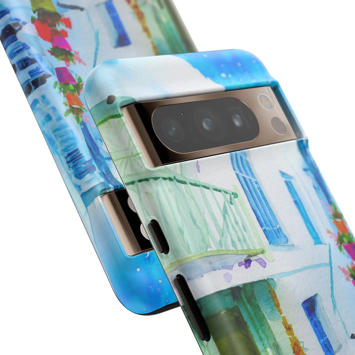 Impact Resistant, Greece House, Cute Phone Cases for Samsung S24, S23, S22, S21, IPhone 15 pro Iphone 14 pro Iphone 13 IPhone 12 Iphone 11 - Studio40ParkLane
