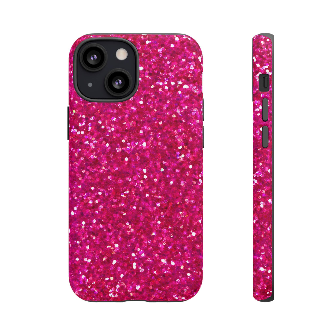 Pink Glitter Cute Phone Case, for IPhone 16 pro Max | Iphone 15, Iphone 14, IPhone 13 Case, 11 8 7, Samsung Galaxy S24, S23, S22, S21, 2 Layer Protection