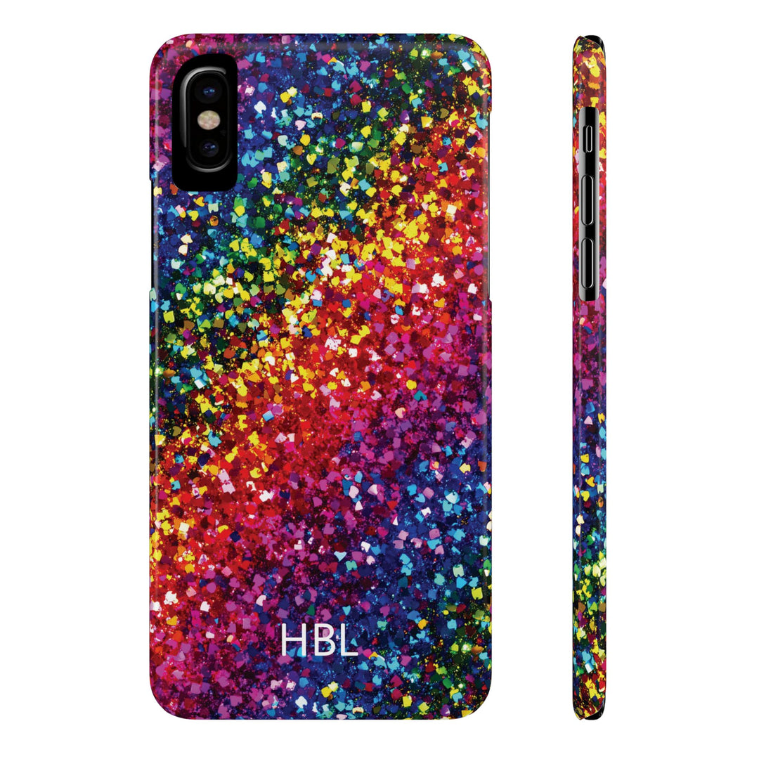 Slim Personalized Slim Muted Faux Play on Glitter Effect Cute Phone Cases for Iphone 16 Pro Max | iPhone 15 Case | iPhone 15 Pro Max Case, Iphone 14, Iphone 14 Pro Max, Iphone 13 12 11 8 7 - Studio40ParkLane
