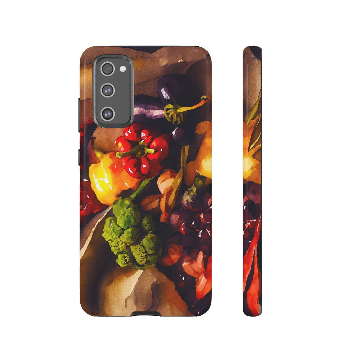 Impact Resistant, Fall Farm Vegetables, Cute Phone Cases for Samsung S24, S23, S22, S21, IPhone 15 pro Iphone 14 pro Iphone 13 IPhone 12 Iphone 11