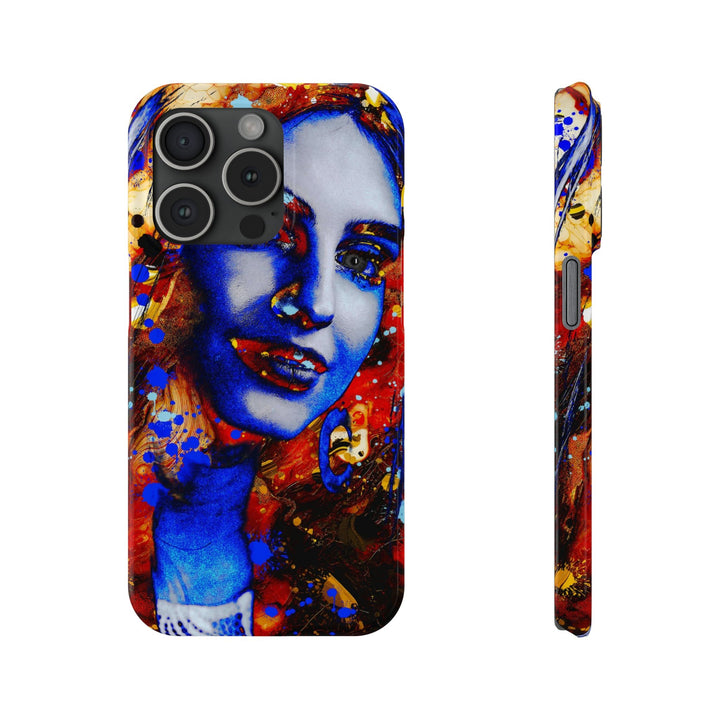 Slim Cute Phone Cases for Iphone - | iPhone 15 Case | iPhone 15 Pro Max Case, Iphone 14 Case, Iphone 14 Pro Max, Iphone 13, Marble Splash Face - Studio40ParkLane