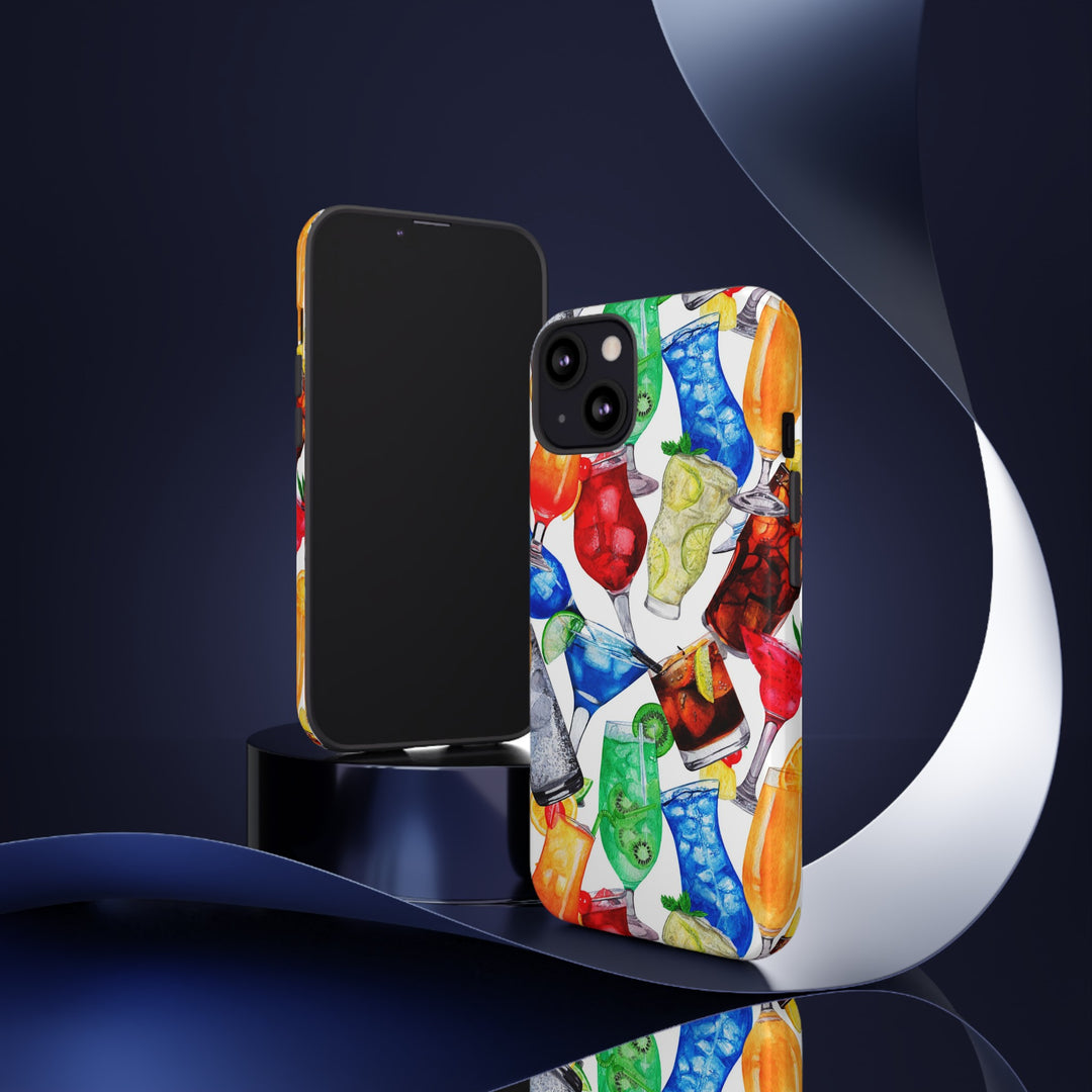 Cute Samsung Case | Cool Iphone Case | Summer Fruit Cocktail, Samsung S24, S23, S22, S21, IPhone 15 Case | Iphone 14 Case, Iphone 13 Case - Studio40ParkLane