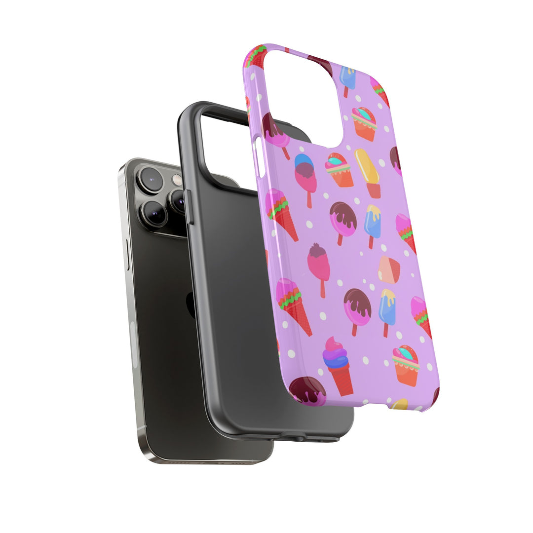 Cute Samsung Case | Cool Iphone Case | Summer Pink Ice - Cream, Samsung S24, S23, S22, S21, IPhone 15 Case | Iphone 14 Case, Iphone 13 Case - Studio40ParkLane