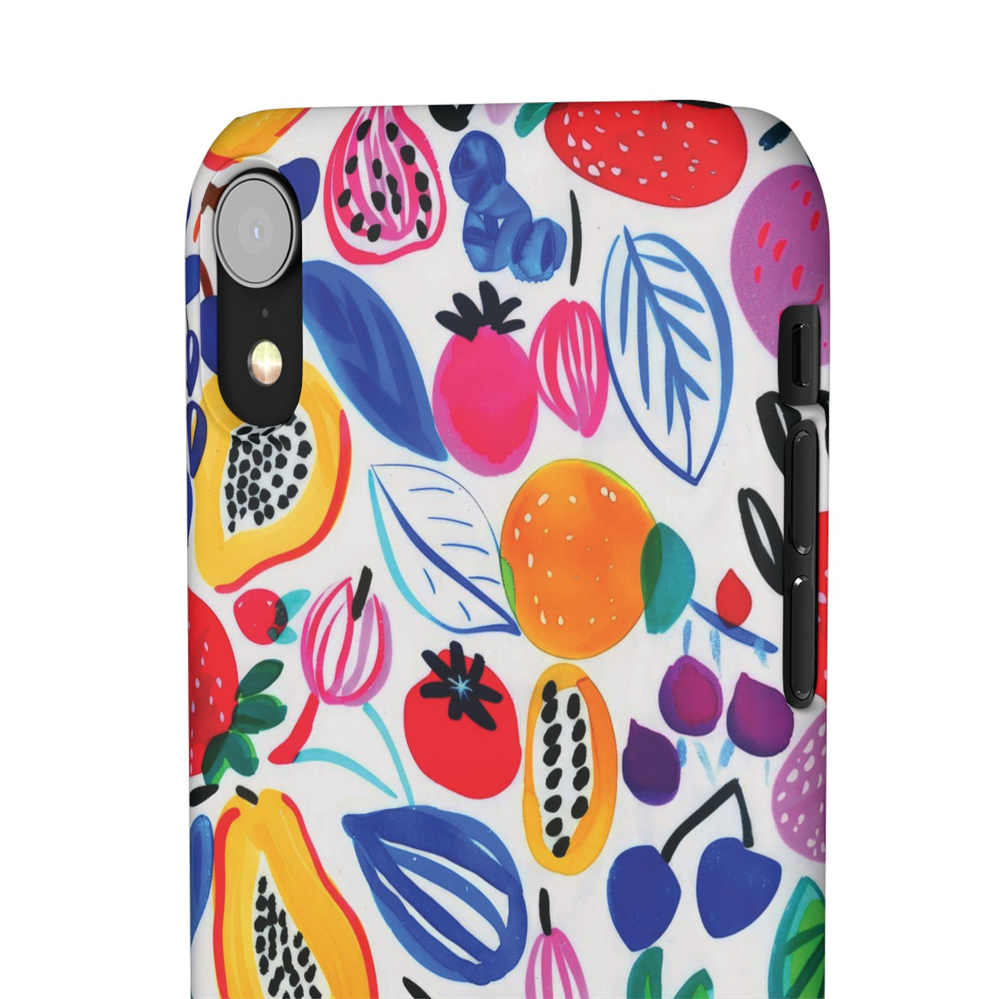 Snap Summer Fruit Gift for Her Cute Phone Cases for Samsung Galaxy S24, S23, S22, S21, S20, Plus, Ultra, Iphone 16, 15, 14, Pro and Max