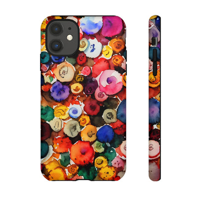 Impact Resistant, Fall Colors Buttons, Cute Phone Cases for Samsung S24, S23, S22, S21, IPhone 15 pro Iphone 14 pro Iphone 13 IPhone 12 Iphone 11