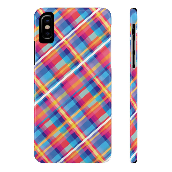 Slim Checkered Plaid Gift for Her Cute Phone Cases for Iphone 16 Pro Max | iPhone 15 Case | iPhone 15 Pro Max Case, Iphone 14, 13, 12, 11, 10, 8, 7 - Studio40ParkLane