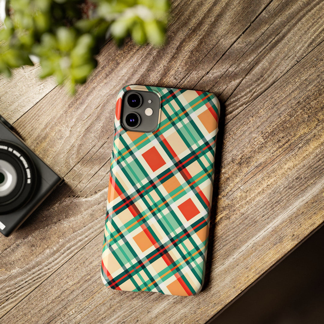 Slim Checkered Plaid Gift for Her Cute Phone Cases for Iphone 16 Pro Max | iPhone 15 Case | iPhone 15 Pro Max Case, Iphone 14, 13, 12, 11, 10, 8, 7 - Studio40ParkLane