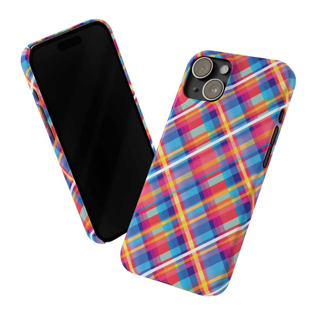 Slim Checkered Plaid Gift for Her Cute Phone Cases for Iphone 16 Pro Max | iPhone 15 Case | iPhone 15 Pro Max Case, Iphone 14, 13, 12, 11, 10, 8, 7 - Studio40ParkLane