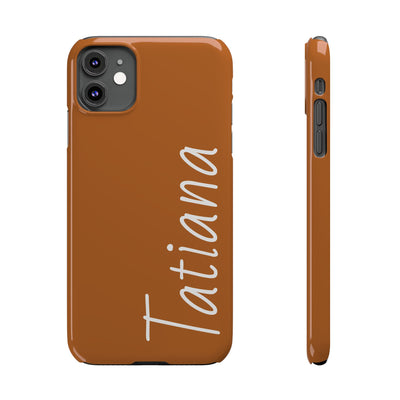 Personalized Initial Name Custom Slim Phone Cases for Iphone 16 Pro Max | iPhone 15 Case | iPhone 15 Pro Max Case, Iphone 14, 13, 12, 11, 10, 8, 7 - Studio40ParkLane