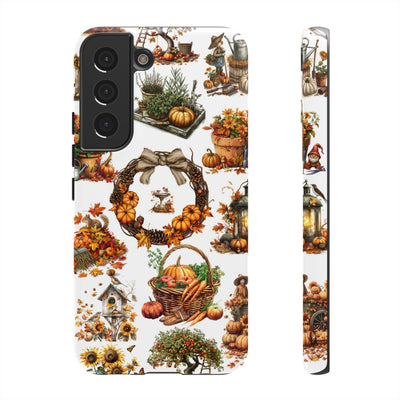 Impact Resistant, Fall Leaves Collage, Cute Phone Cases for Samsung S24, S23, S22, S21, IPhone 15 pro Iphone 14 pro Iphone 13 IPhone 12 Iphone 11