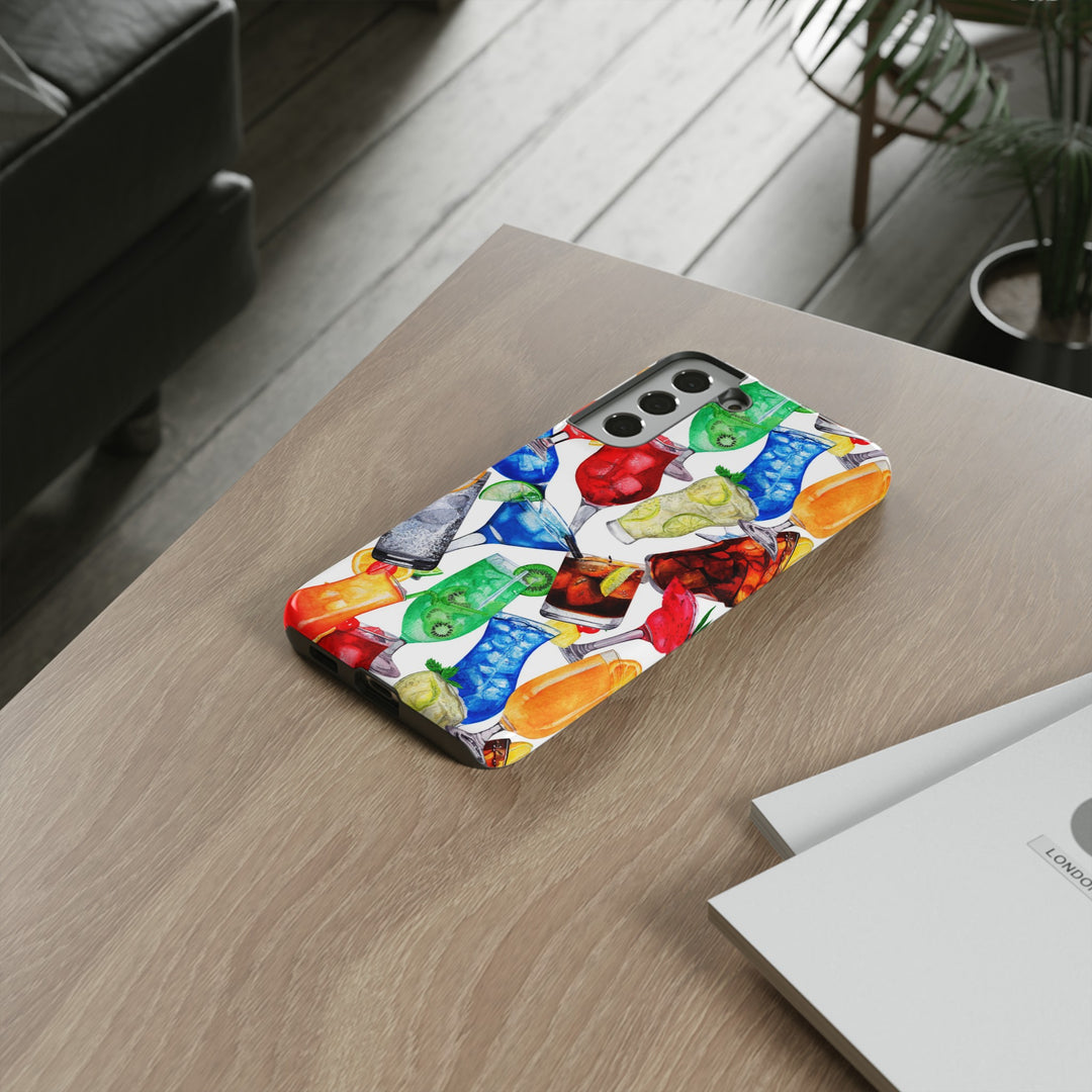 Cute Samsung Case | Cool Iphone Case | Summer Fruit Cocktail, Samsung S24, S23, S22, S21, IPhone 15 Case | Iphone 14 Case, Iphone 13 Case - Studio40ParkLane