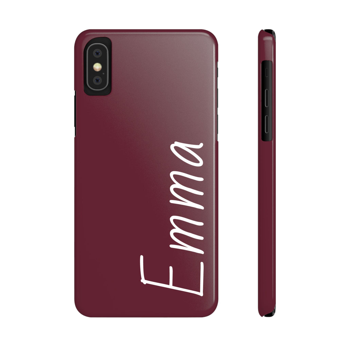 Personalized Initial Name Custom Slim Phone Cases for Iphone 16 Pro Max | iPhone 15 Case | iPhone 15 Pro Max Case, Iphone 14, 13, 12, 11, 10, 8, 7 - Studio40ParkLane