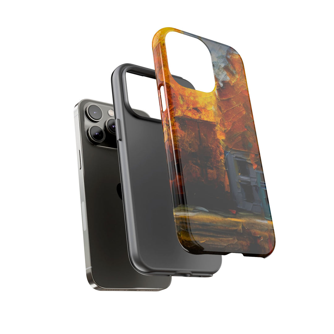 Impact Resistant, Fall Leaves Oil Painting, Cute Phone Cases for Samsung S24, S23, S22, S21, IPhone 15 pro Iphone 14 pro Iphone 13 IPhone 12 Iphone 11 - Studio40ParkLane