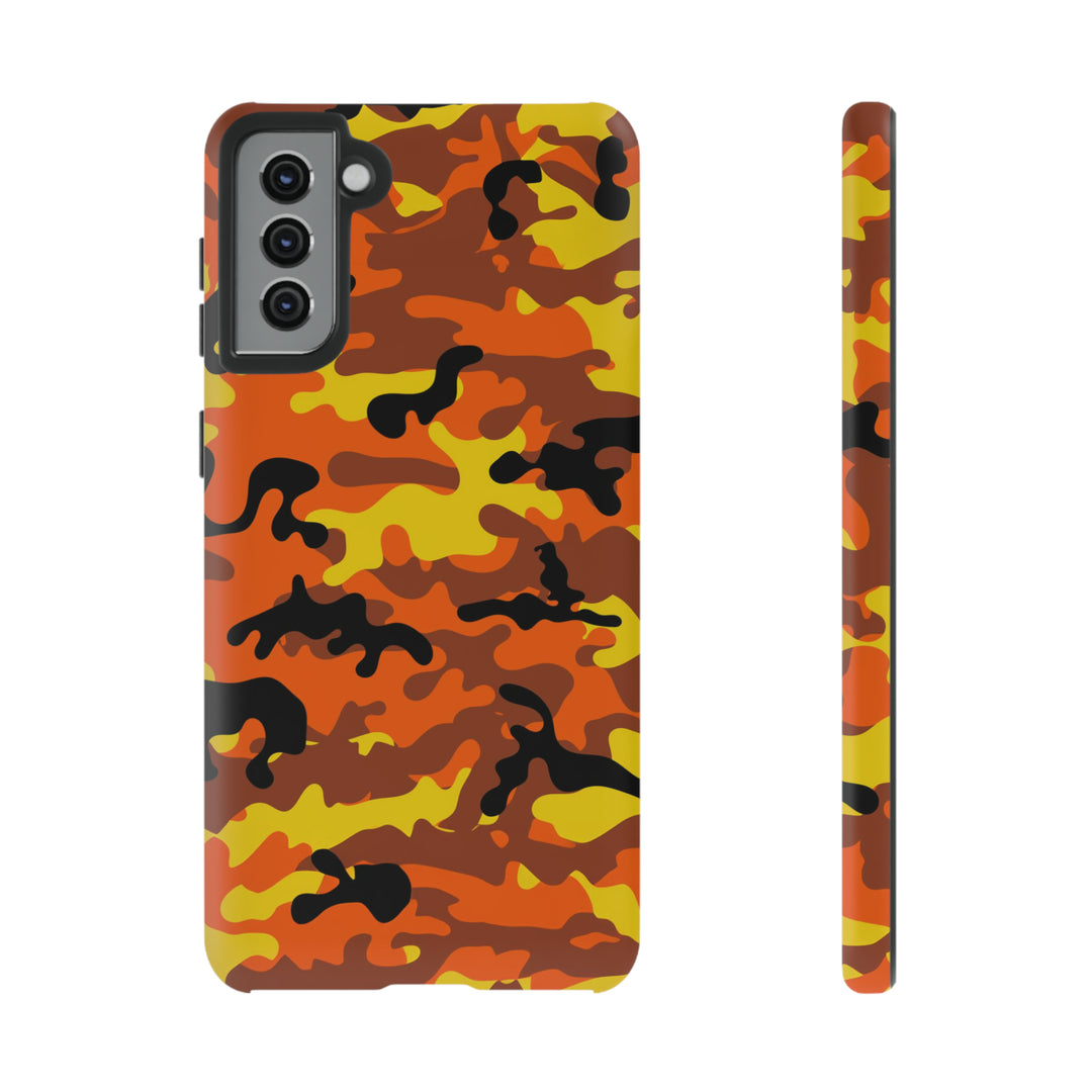 Cool Phone Case | Aesthetic Phone Case | Fall Camo | For Samsung Galaxy S23, S22, S21, S20 | Luxury Double Layer | Cute - Studio40ParkLane