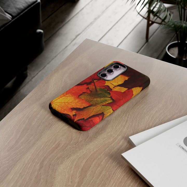 Autumn Fall Leaves Gift Cute Phone Case for, Samsung Galaxy S24, S23, S22, S21, IPhone 16 Case | Iphone 15, Iphone 14, IPhone 13 Case Mom Dad Gift - Studio40ParkLane