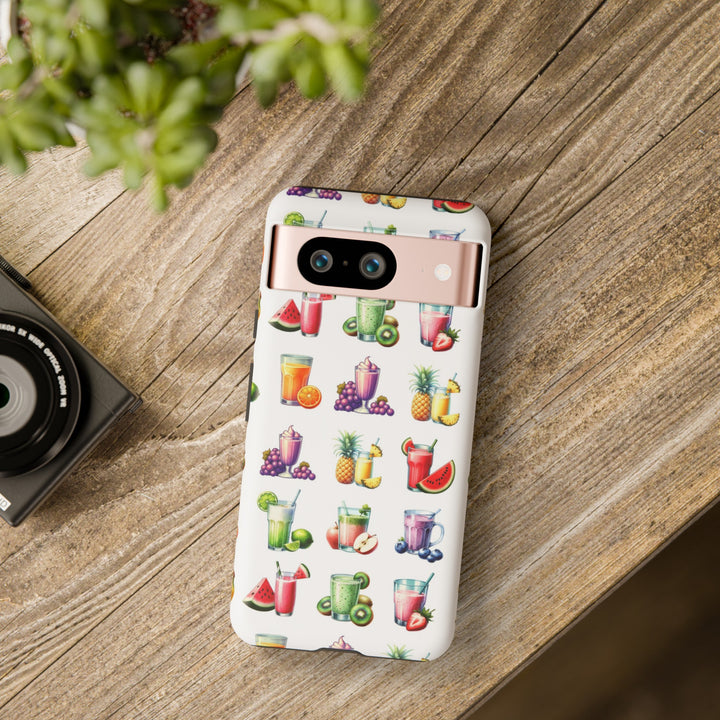 Cute Samsung Case | Cool Iphone Case | Tropical Summer Fruit Cocktail, Samsung S24, S23, S22, S21, IPhone 15 Case | Iphone 14 Case, Iphone 13 Case - Studio40ParkLane