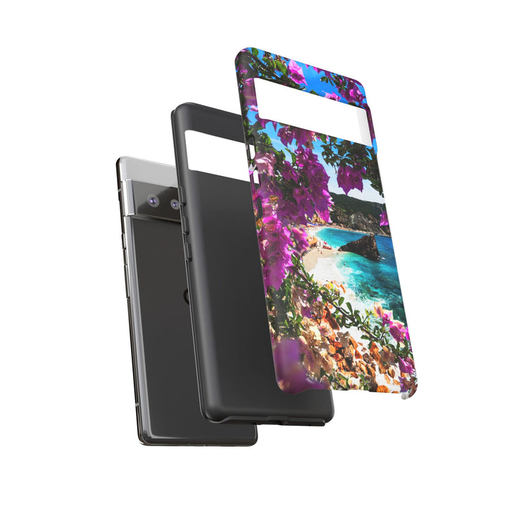 Impact Resistant, Bougainvillea Seaview, Cute Phone Cases for Samsung S24, S23, S22, S21, IPhone 15 pro Iphone 14 pro Iphone 13 IPhone 12 Iphone 11 - Studio40ParkLane