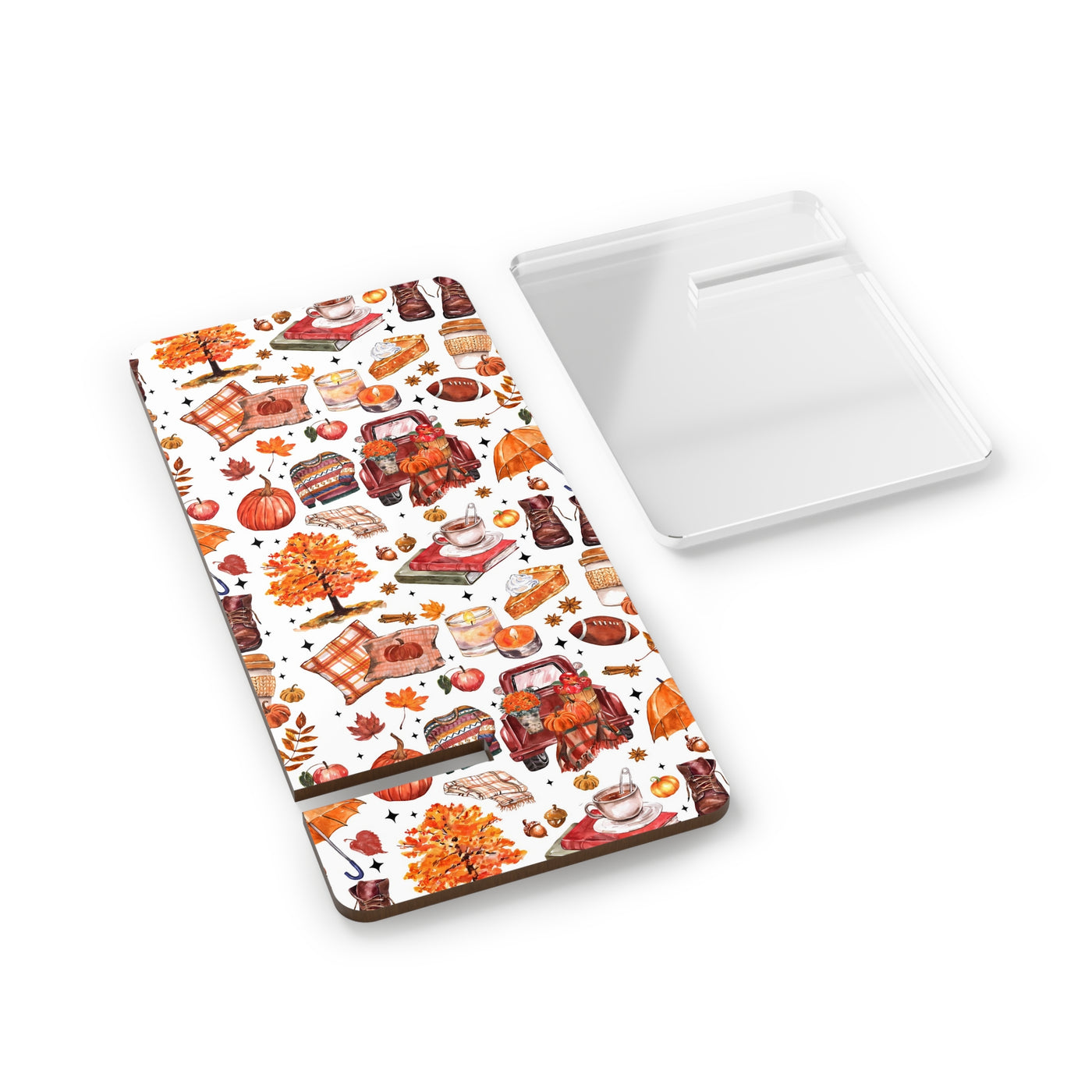 Phone Stand, Fall Coquette Collage Design for Iphones 16, Iphone 15, 14, 13, 12 Samsung Galaxy S24, S23, S22, S21 and Google Pixel 8