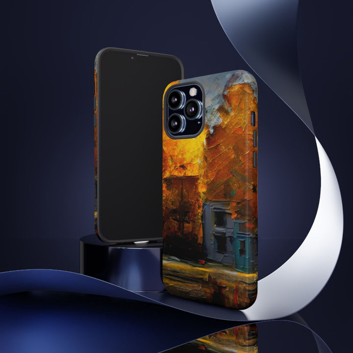 Impact Resistant, Fall Leaves Oil Painting, Cute Phone Cases for Samsung S24, S23, S22, S21, IPhone 15 pro Iphone 14 pro Iphone 13 IPhone 12 Iphone 11 - Studio40ParkLane