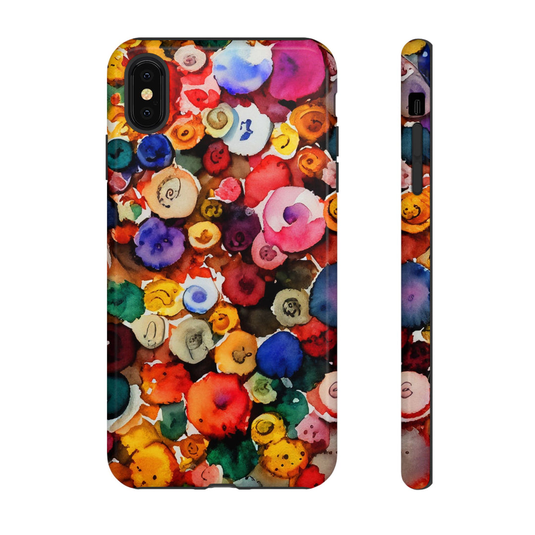 Impact Resistant, Fall Colors Buttons, Cute Phone Cases for Samsung S24, S23, S22, S21, IPhone 15 pro Iphone 14 pro Iphone 13 IPhone 12 Iphone 11 - Studio40ParkLane