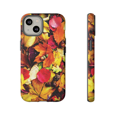 Aesthetic Tough Fall Leaves Foliage Premium Phone Case - For iPhone 17 Pro Max iPhone 16 Pro iPhone 15 Iphone 14 Plus 13 Pro 12 11 10 XR - Studio40ParkLane