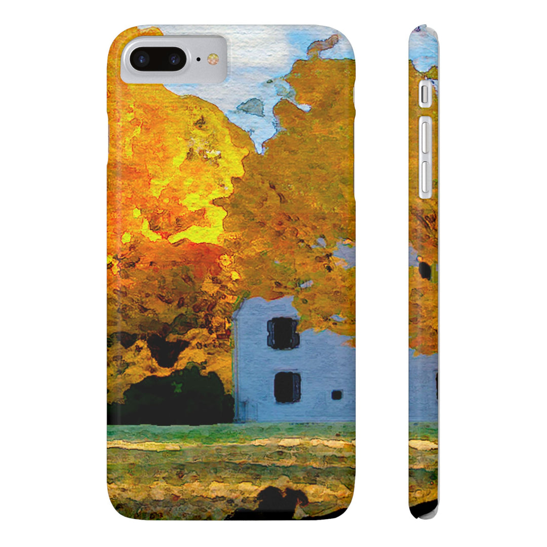 Slim Cute Phone Cases for Iphone - | iPhone 15 Case | iPhone 15 Pro Max Case, Iphone 14 Case, Iphone 14 Pro Max, Iphone 13, New England Fall Leaves - Studio40ParkLane