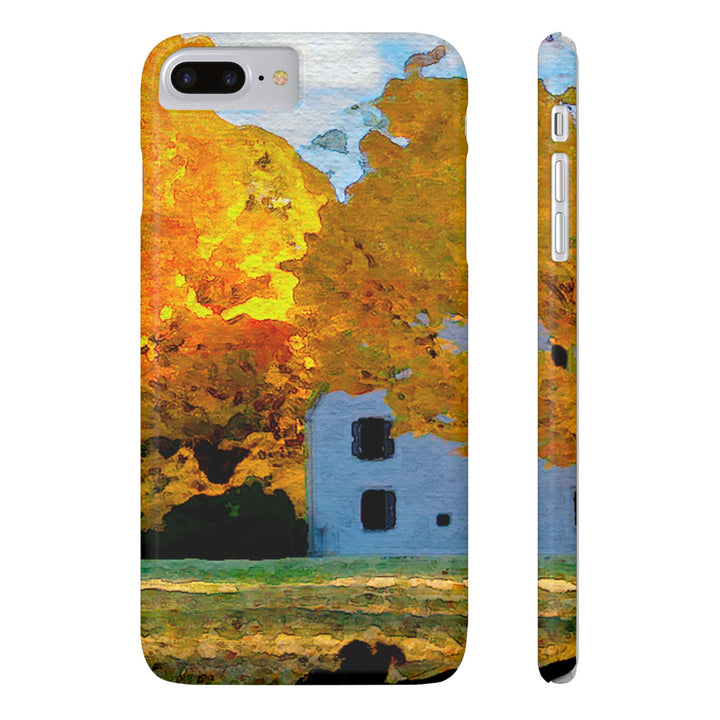 Slim Cute Phone Cases for Iphone - | iPhone 15 Case | iPhone 15 Pro Max Case, Iphone 14 Case, Iphone 14 Pro Max, Iphone 13, New England Fall Leaves - Studio40ParkLane
