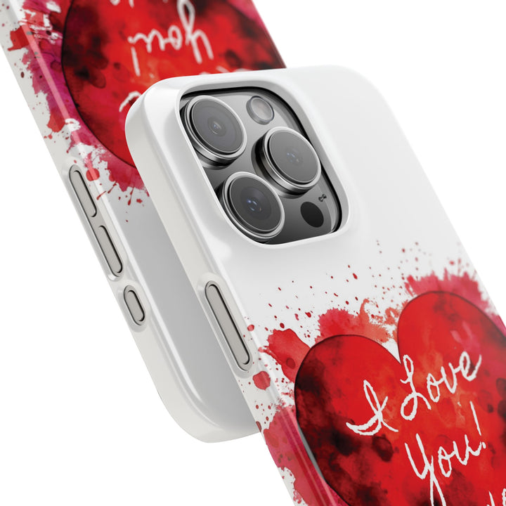 Slim Custom Personalized Valentine Love Gift for Her Cute Phone Cases for Iphone 16 Pro Max | iPhone 15 Case | iPhone 15 Pro Max Case, Iphone 14, 13, 12, 11, 10, 8, 7 - Studio40ParkLane