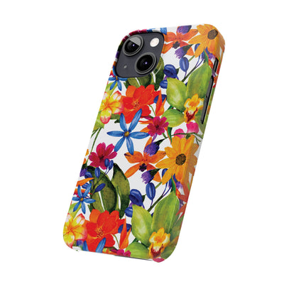 Slim Spring Flowers Gift for Her Cute Phone Cases for Iphone 16 Pro Max | iPhone 15 Case | iPhone 15 Pro Max Case, Iphone 14, 13, 12, 11, 10, 8, 7 - Studio40ParkLane