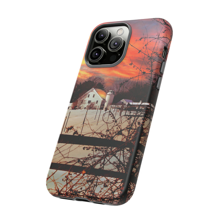 Cool Phone Case | Winter Sunset, For iPhone 15 Case | iPhone 15 Pro Case, Iphone 14 Case, Iphone 14 Pro Max Case, Protective Iphone Case - Studio40ParkLane