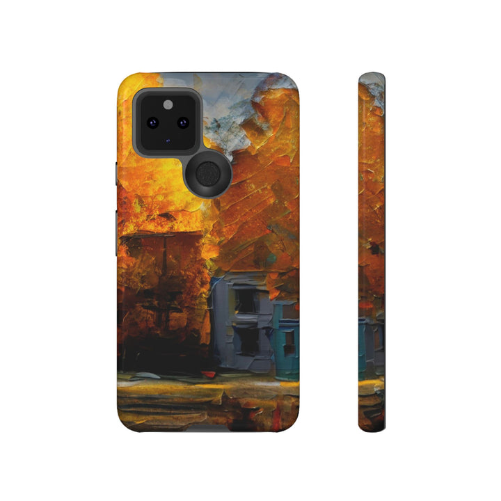 Impact Resistant, Fall Leaves Oil Painting, Cute Phone Cases for Samsung S24, S23, S22, S21, IPhone 15 pro Iphone 14 pro Iphone 13 IPhone 12 Iphone 11 - Studio40ParkLane