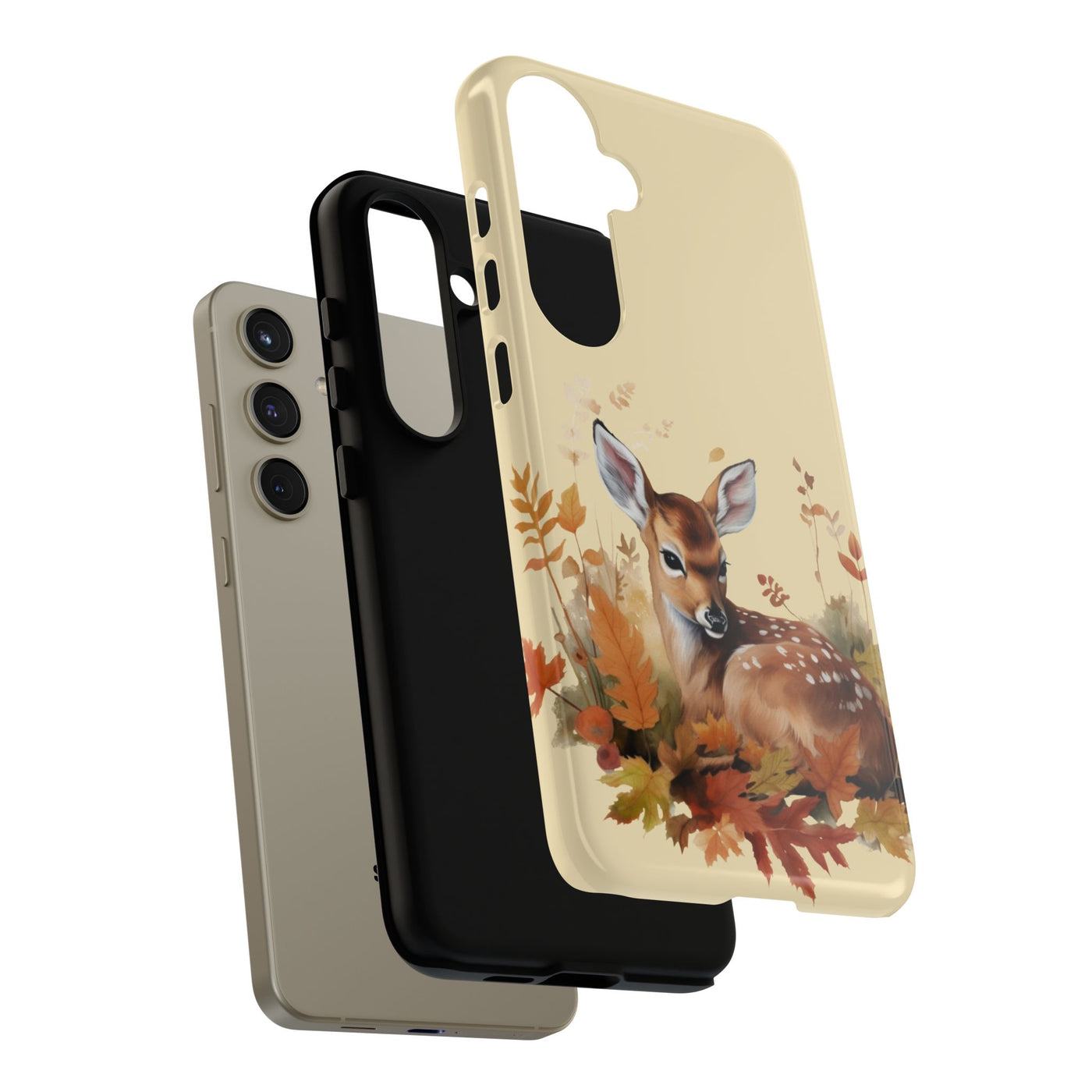 Autumn Fall Deer Gift for Her Cute Phone Case for, Samsung Galaxy S24, S23, S22, S21, IPhone 16 Case | Iphone 15, Iphone 14, IPhone 13 Case